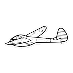 Mysterious PRG-1 Glider Sticker