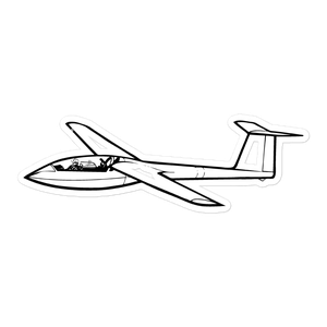 Elegant LARK Gliders Sticker