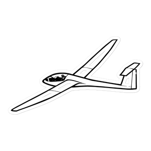 Rolladen-Schneider LS-4 Glider 2 Sticker