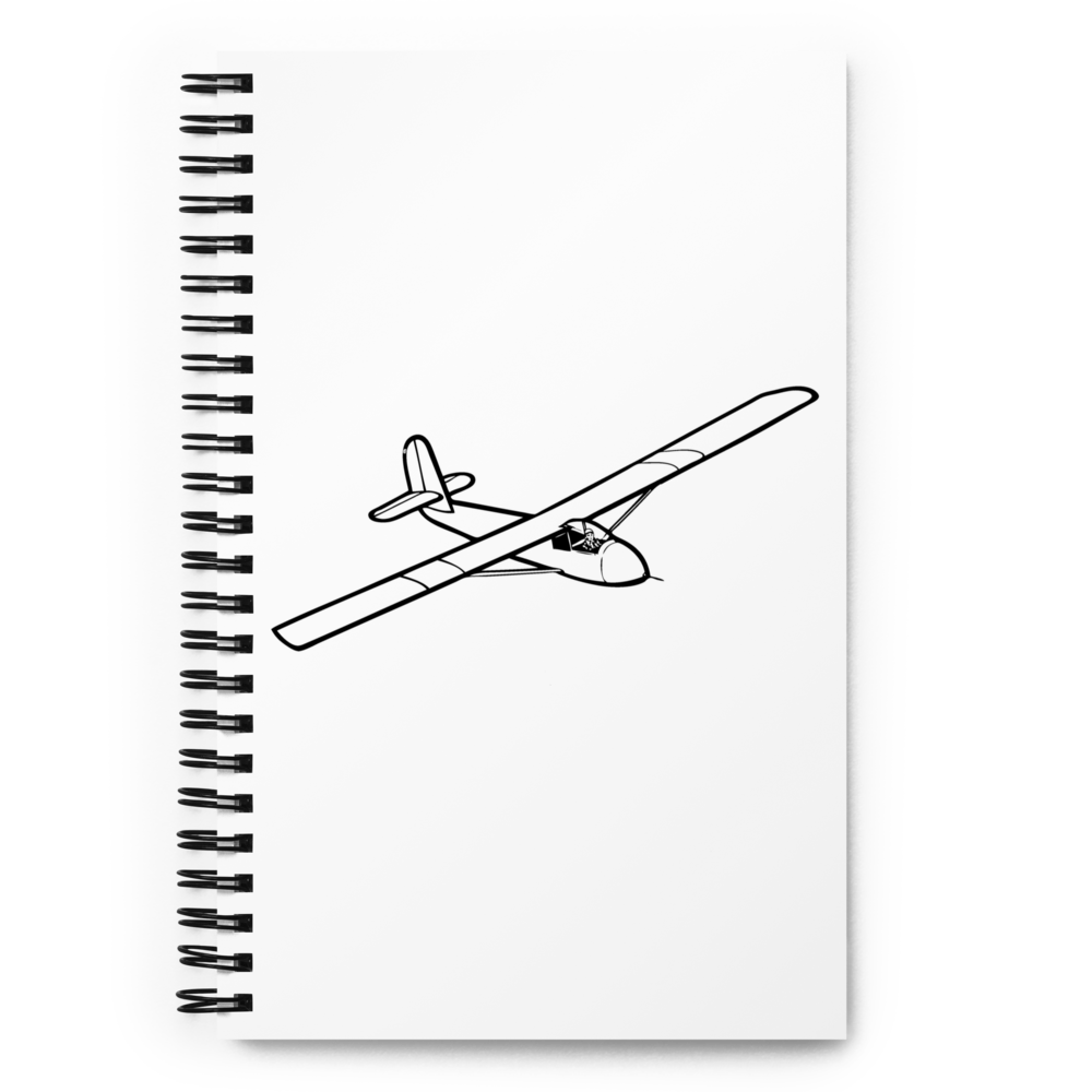 Schweizer 2-22 Classic Glider Notebook 