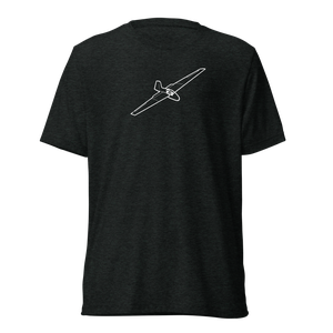 Mysterious DEAF HAWK Glider Tri-blend T-Shirt