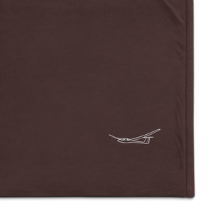 Alexander Schleicher ASH-25 Glider Port Authority Embroidered Premium Sherpa Blanket