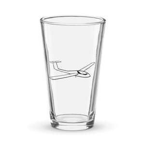 Peregrine Silent Glider  Shaker Pint Glass