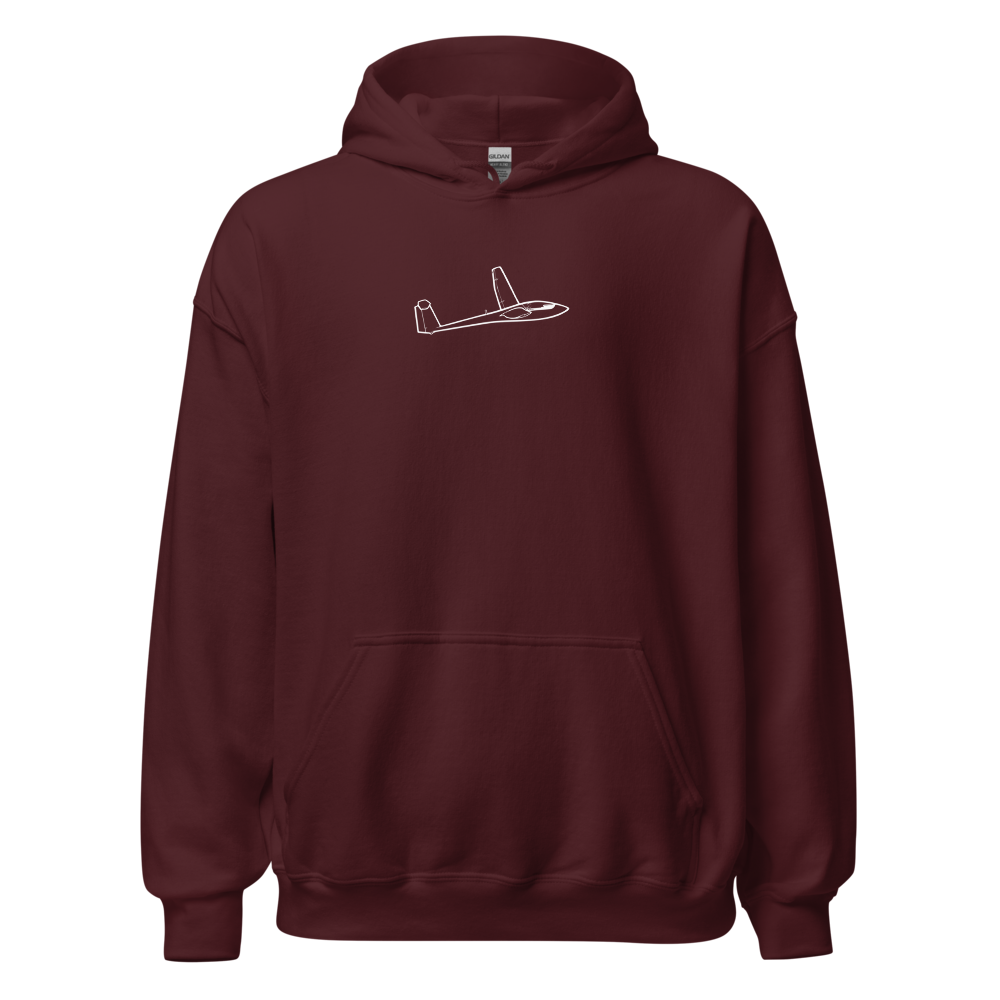 Schleicher ASW-20 Glider Hoodie Sweatshirt 