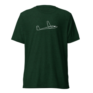 Schleicher ASW-20 Glider Tri-blend T-Shirt