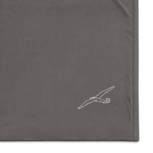 Elegant Glider Minemoa Port Authority Embroidered Premium Sherpa Blanket