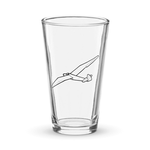 Elegant Glider Minemoa  Shaker Pint Glass