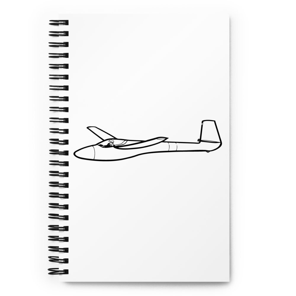 Glasflügel Libelle 201 Glider 2 Notebook 