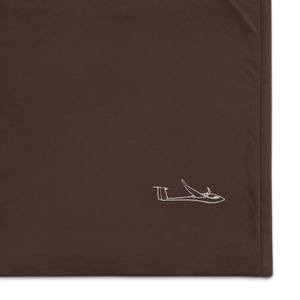 Alexander Schleicher ASW-27 Glider Port Authority Embroidered Premium Sherpa Blanket