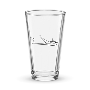 Alexander Schleicher ASW-27 Glider  Shaker Pint Glass