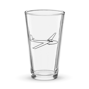 Glasflügel Libelle 201 Glider  Shaker Pint Glass