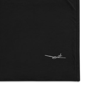 Sparrow Hawk Glider Port Authority Embroidered Premium Sherpa Blanket
