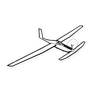Schweizer Solitaire Glider Sticker