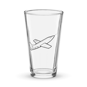 Bell X-1 Supersonic Pioneer  Shaker Pint Glass