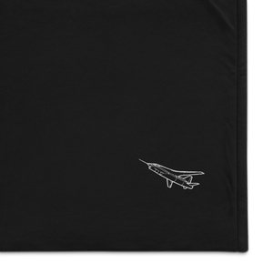 NASA F8U Crusader SCW Prototype Port Authority Embroidered Premium Sherpa Blanket