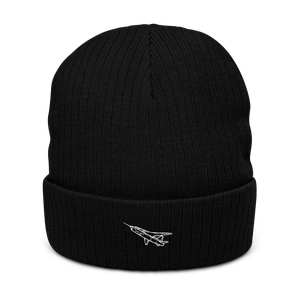 NASA F8U Crusader SCW Prototype Atlantis Recycled Cuffed Beanie