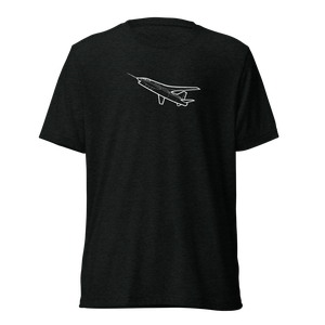 NASA F8U Crusader SCW Prototype Tri-blend T-Shirt