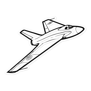 de Havilland D.H.108 Swallow - Jet Pioneer Sticker