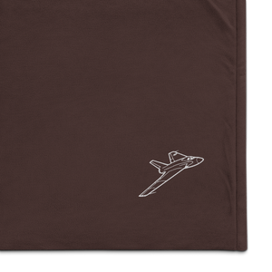 de Havilland D.H.108 Swallow - Jet Pioneer Port Authority Embroidered Premium Sherpa Blanket