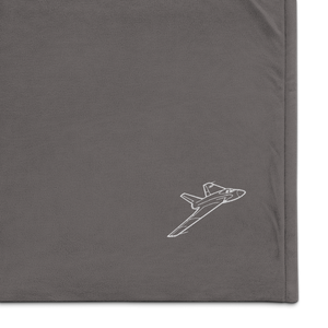 de Havilland D.H.108 Swallow - Jet Pioneer Port Authority Embroidered Premium Sherpa Blanket