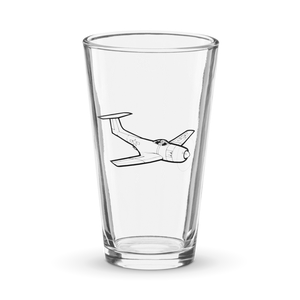 Curtiss-Wright XF15C-1 Hybrid Fighter  Shaker Pint Glass