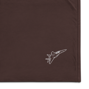 Boeing F-15SE Stealth Warrior Port Authority Embroidered Premium Sherpa Blanket