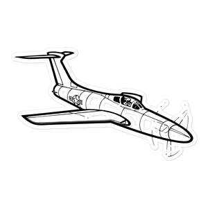 Republic XF-84H ThunderScreech Sticker