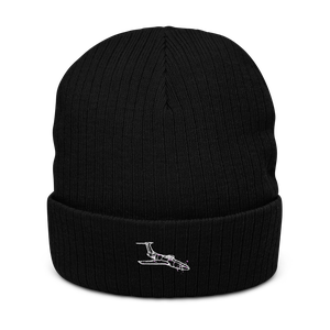 Republic XF-84H ThunderScreech Atlantis Recycled Cuffed Beanie