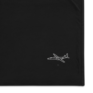 Consolidated Vultee XB-46 Jet Bomber Port Authority Embroidered Premium Sherpa Blanket