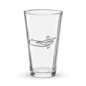 Douglas XB-42 Speed Pioneer  Shaker Pint Glass