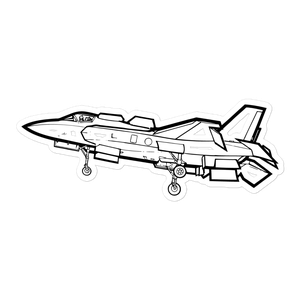 F-35 Lightning II - The Stealth Warrior Sticker