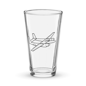 Hughes Aircraft F-11 Prototype  Shaker Pint Glass