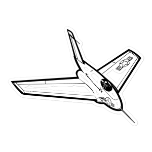 Northrop X-4 Experimental Jet Sticker