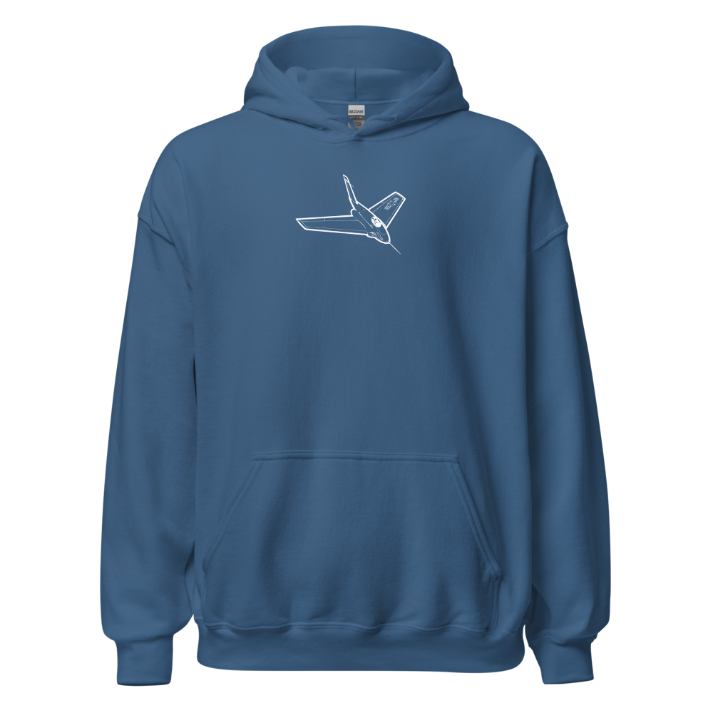 Northrop X-4 Experimental Jet Hoodie Sweatshirt 