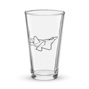 Lockheed Martin YF-22 Prototype  Shaker Pint Glass
