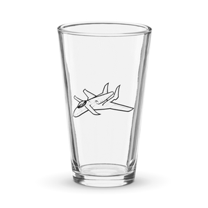 Scaled Composites ARES Prototype  Shaker Pint Glass