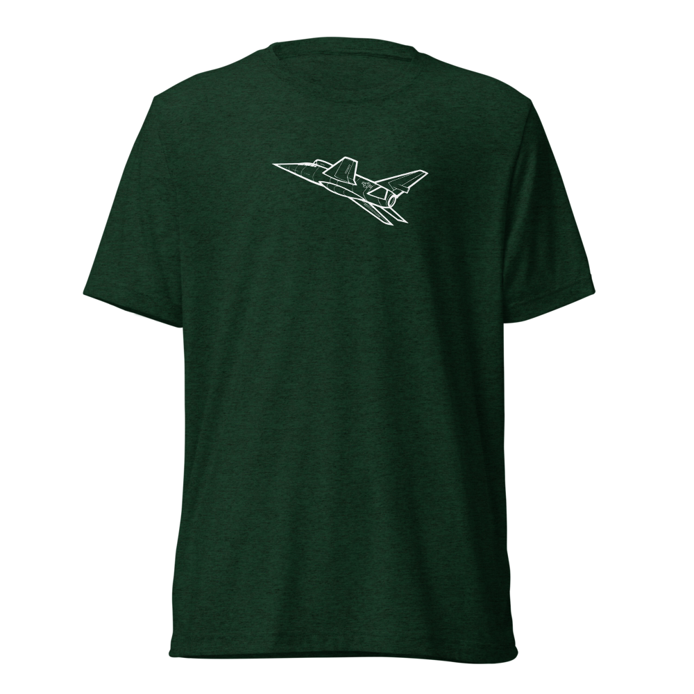 North American F-107A Ultra Sabre Tri-blend T-Shirt 