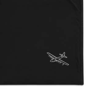 Hughes H-4 Hercules 'Spruce Goose' Port Authority Embroidered Premium Sherpa Blanket