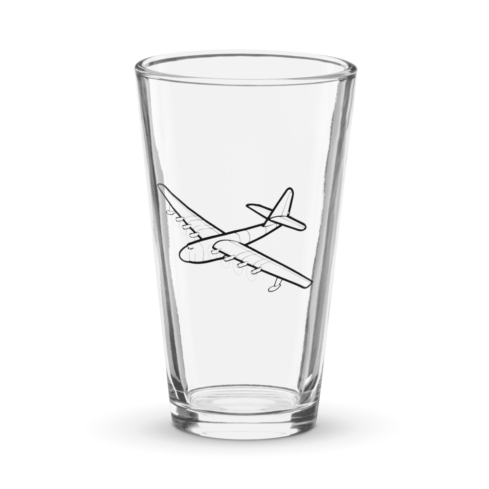 Hughes H-4 Hercules 'Spruce Goose'  Shaker Pint Glass 
