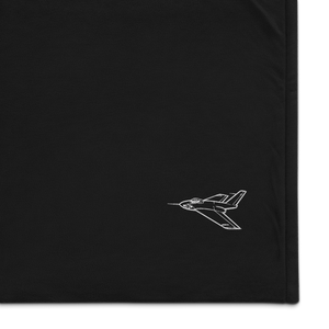 Northrop X-4 Bantam: Jet Age Pioneer 2 Port Authority Embroidered Premium Sherpa Blanket