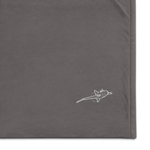 Northrop XP-56 Black Bullet Port Authority Embroidered Premium Sherpa Blanket