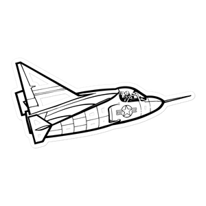 Ryan X-13 Vertijet - VTOL Pioneer Sticker