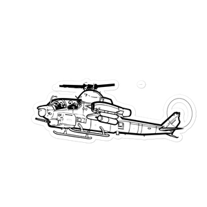 Bell AH-1Z Viper Attack Helicopter Sticker