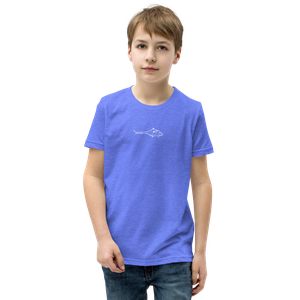 Schweizer Hummingbird 260L Helicopter Youth T-Shirt