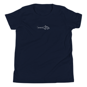 Schweizer Hummingbird 260L Helicopter Youth T-Shirt