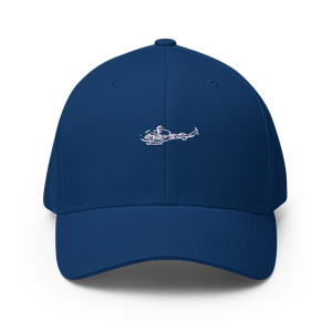 Bell UH-1 Huey Helicopter Flexfit Hat