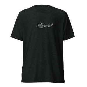 Bell UH-1 Huey Helicopter Tri-blend T-Shirt