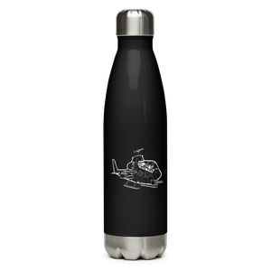 Bell AH-1 Cobra Attack Helicopter 3 Water Bottle