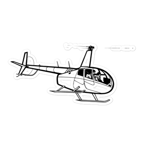 Robinson R-66 Turbine Helicopter Sticker