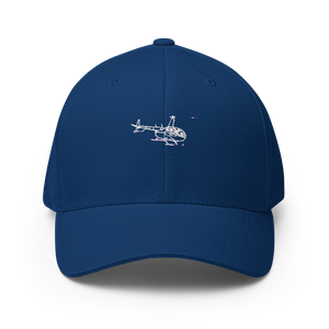 Robinson R-66 Turbine Helicopter Flexfit Hat